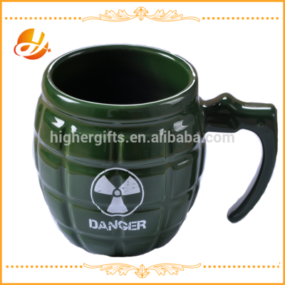 Novelty Grenade Shape Design Cup Coffee Mugs father's day gift with customized logo