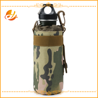 Outdoors Tactical EDC Utility Military Water Bottle Pouch Military Kettle Bag Case Cover Molle Pack Gear Waist Back Pack