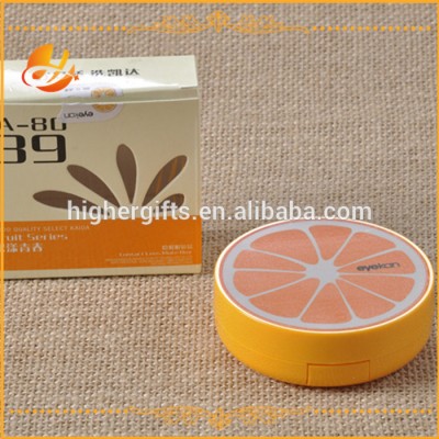 Orange Fruit fashion style creative shaped unique contact lens case